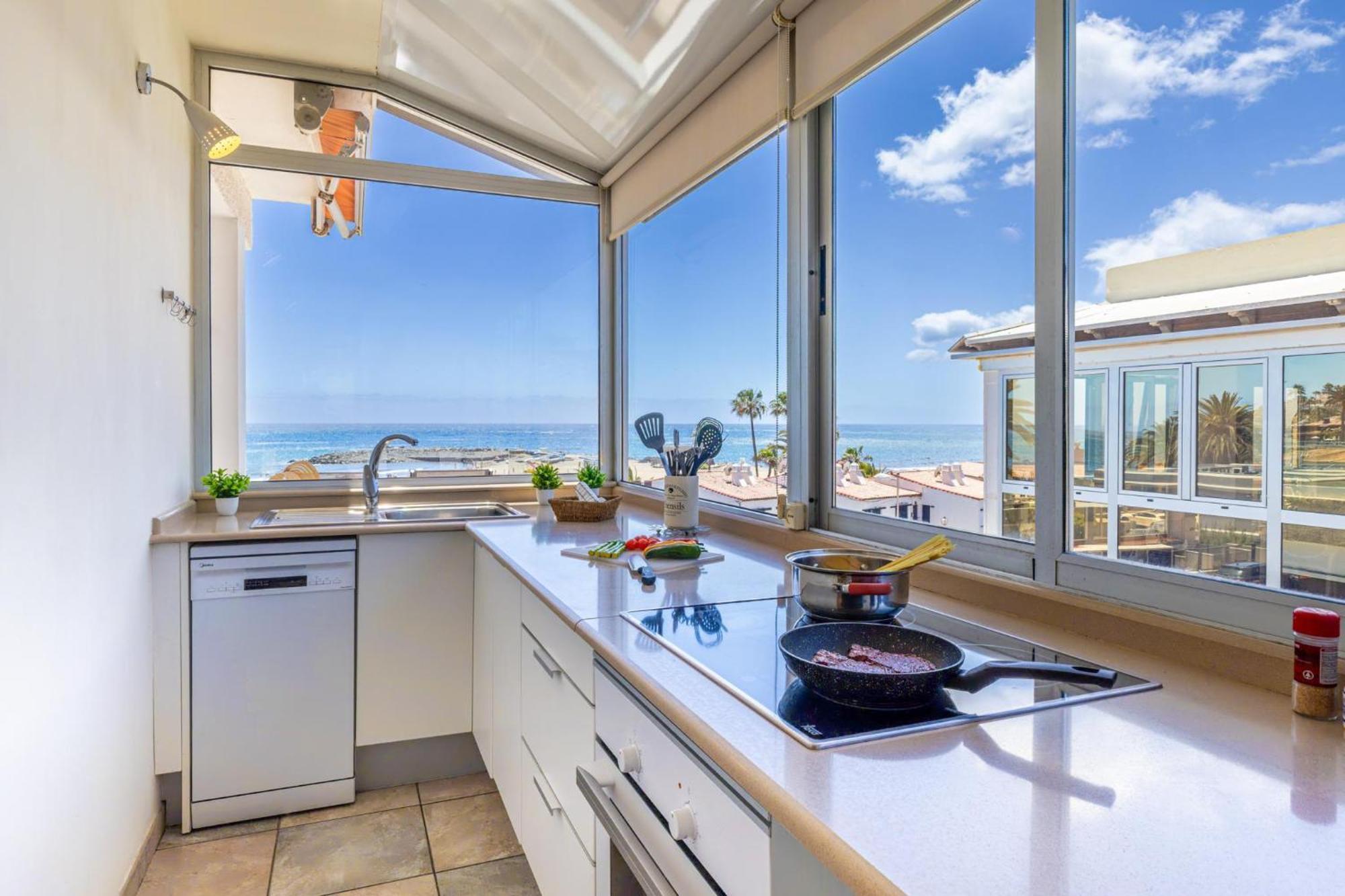 Atico Apartamento Las Burras Playa San Agustín Exteriér fotografie