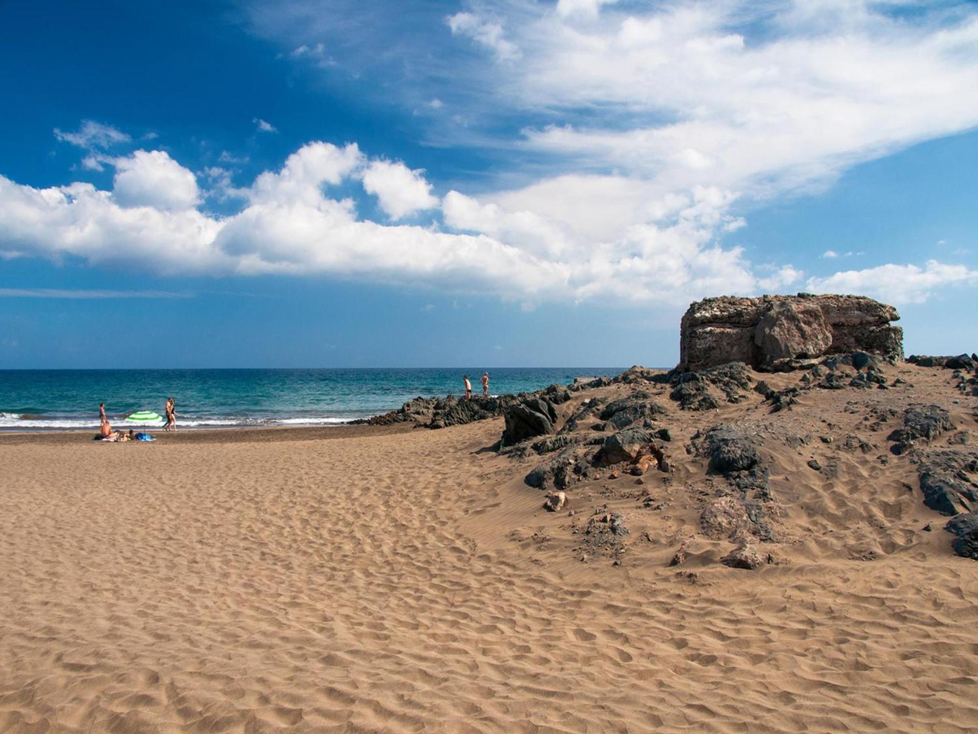 Atico Apartamento Las Burras Playa San Agustín Exteriér fotografie