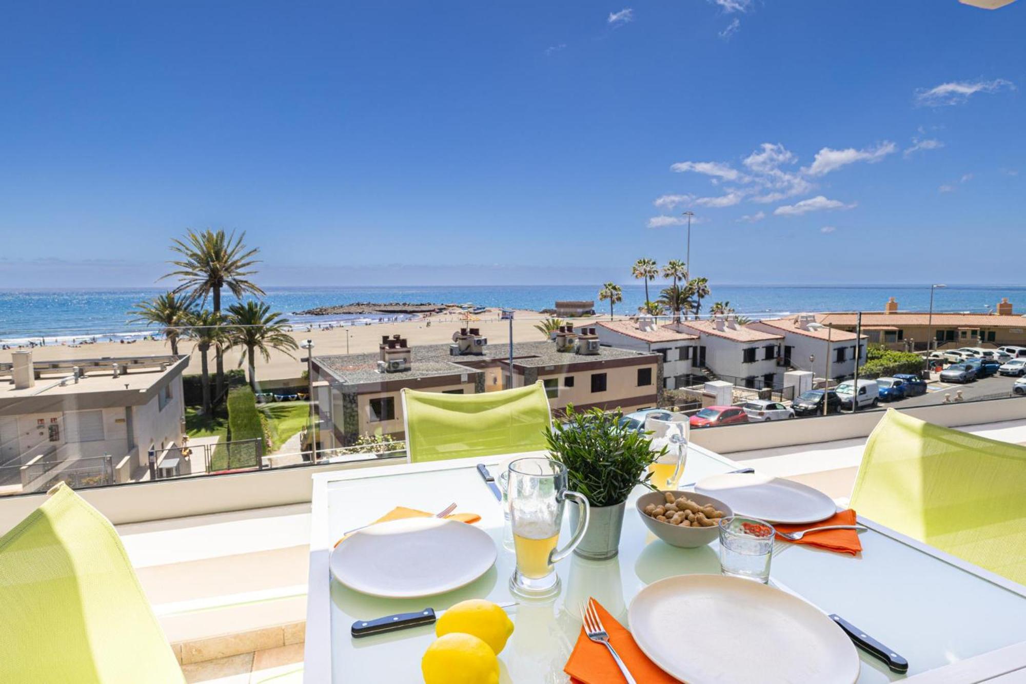 Atico Apartamento Las Burras Playa San Agustín Exteriér fotografie